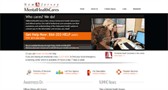 Desktop Screenshot of njmentalhealthcares.org